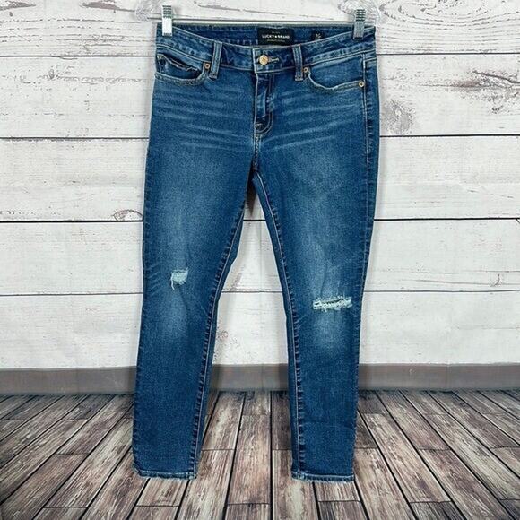 Lucky Brand Denim - Lucky Brand Jeans Womens 27 Blue Cheville Lolita Skinny Modern Casual Minimalist